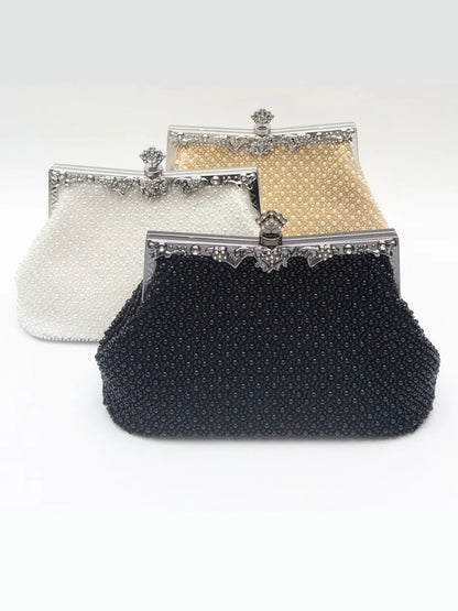 Jazlyn Vintage-Style Beaded Bag