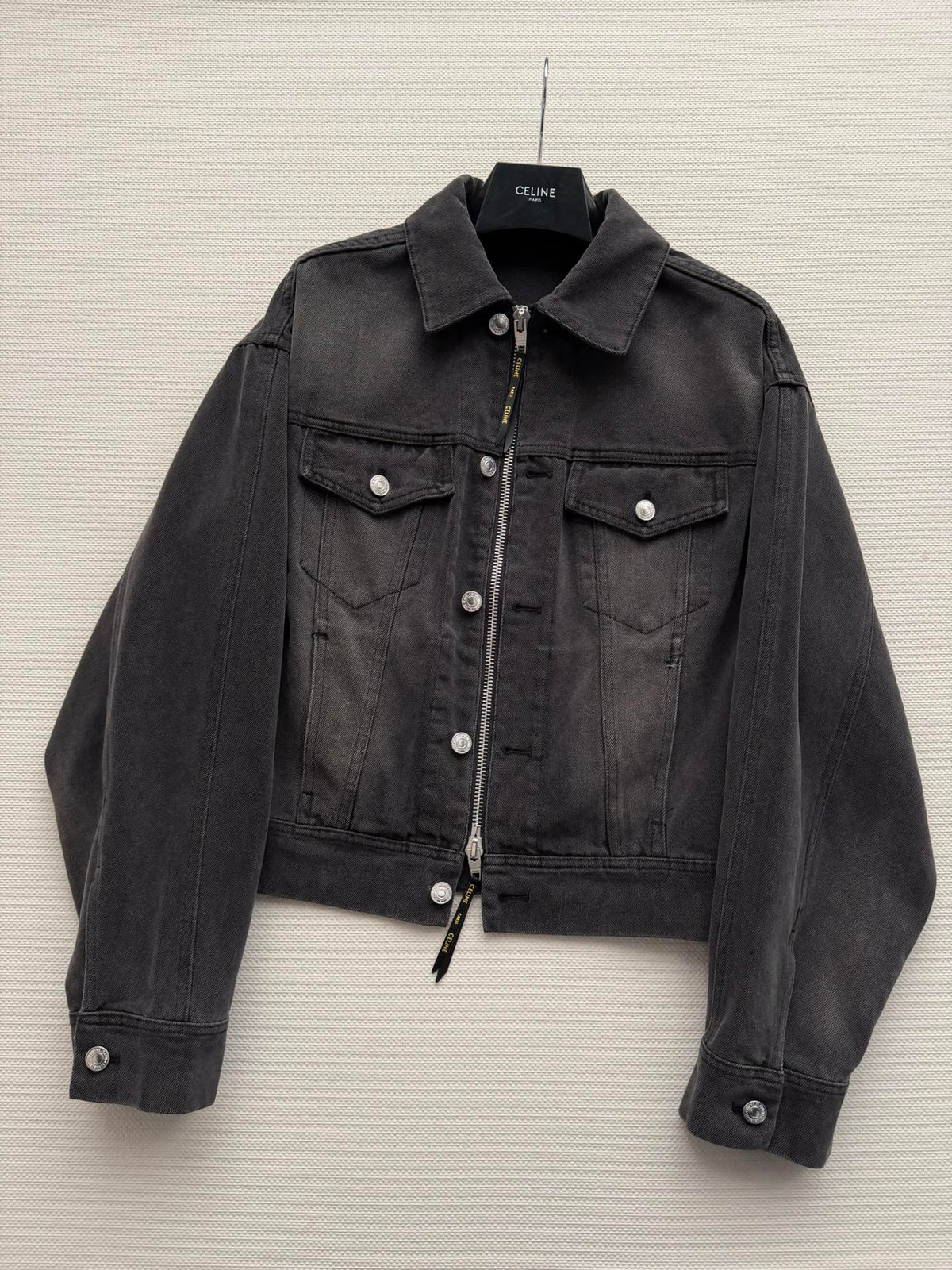 Celine 26SS Black Denim Jacket 882446