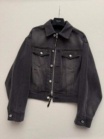 Celine 26SS Black Denim Jacket 882446