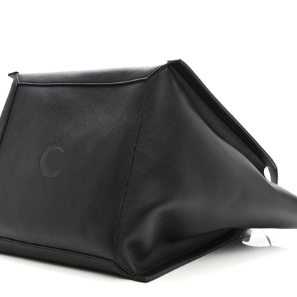 Supple Calfskin Medium Cube Black
