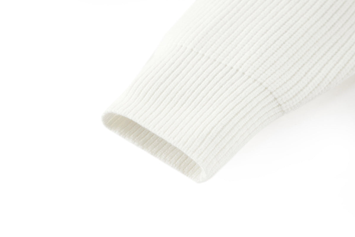 Balenciaga 25 Sweater White Wool 0011