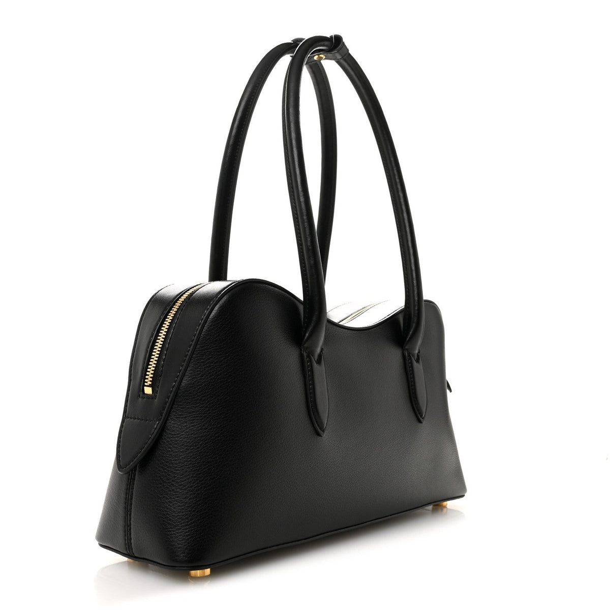 Eco Grainy Alter Mat Ryder Shoulder Bag Black