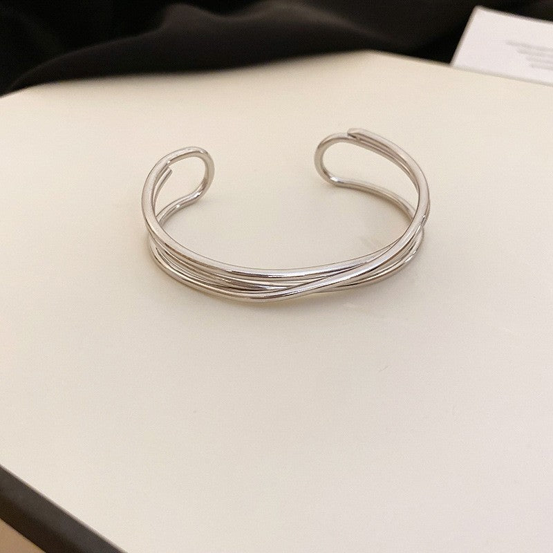 Metal Irregular Opening Bracelet
