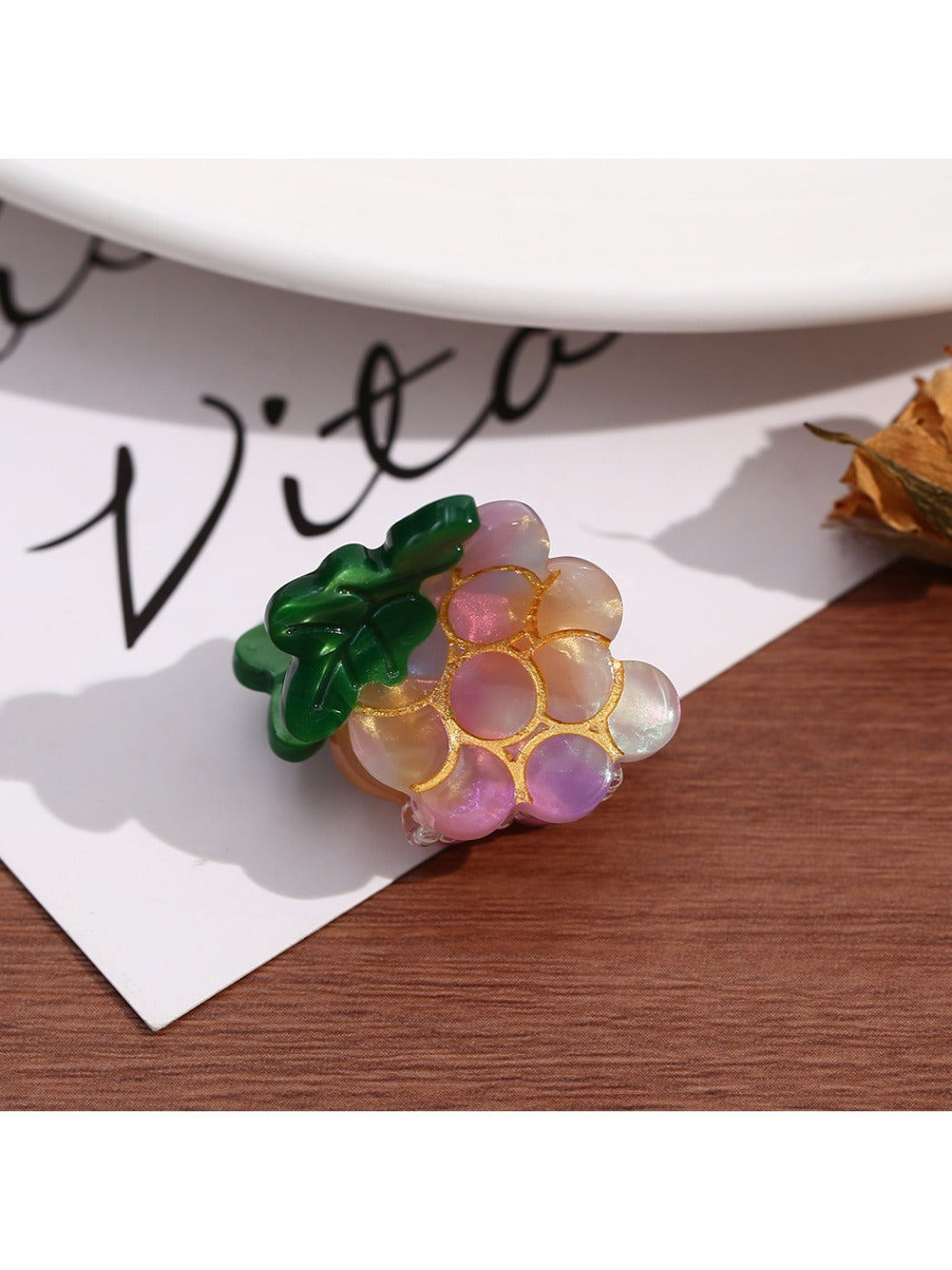 Clio - Fruit-Shaped Acetate Hair Clips