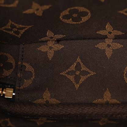 Calfskin Monogram Embossed Utility Crossbody Black