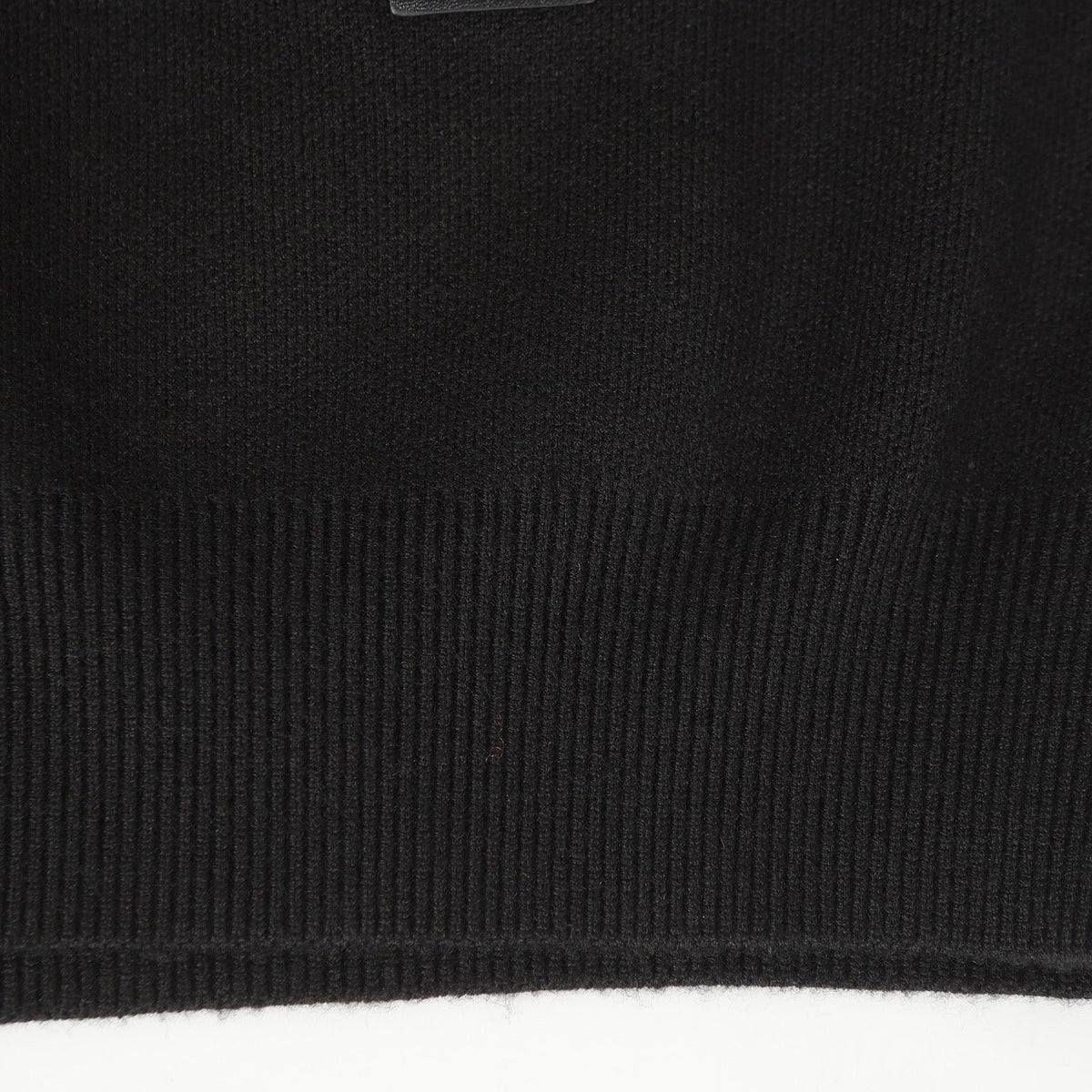 LV Leather Knit Wool Zip-Up Jacket 494212