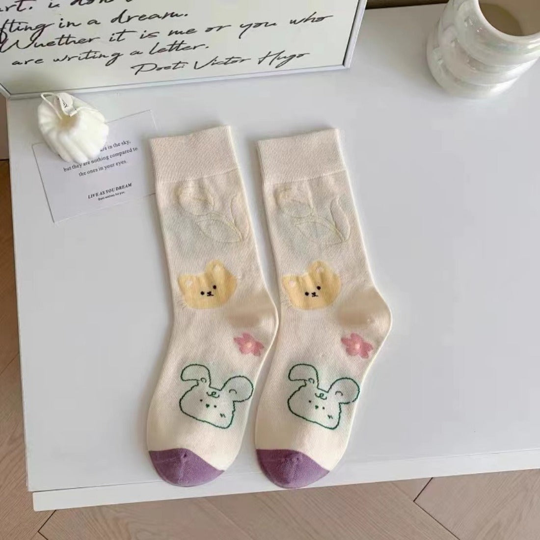 Rufia - Cute Artistic Pattern Socks