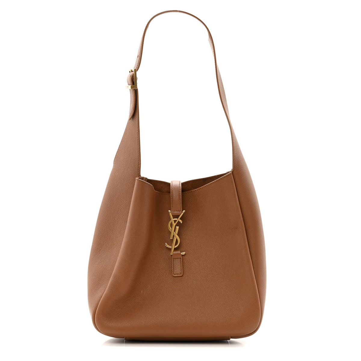 Grained Calfskin Small Le 5 A 7 Supple Hobo Fox