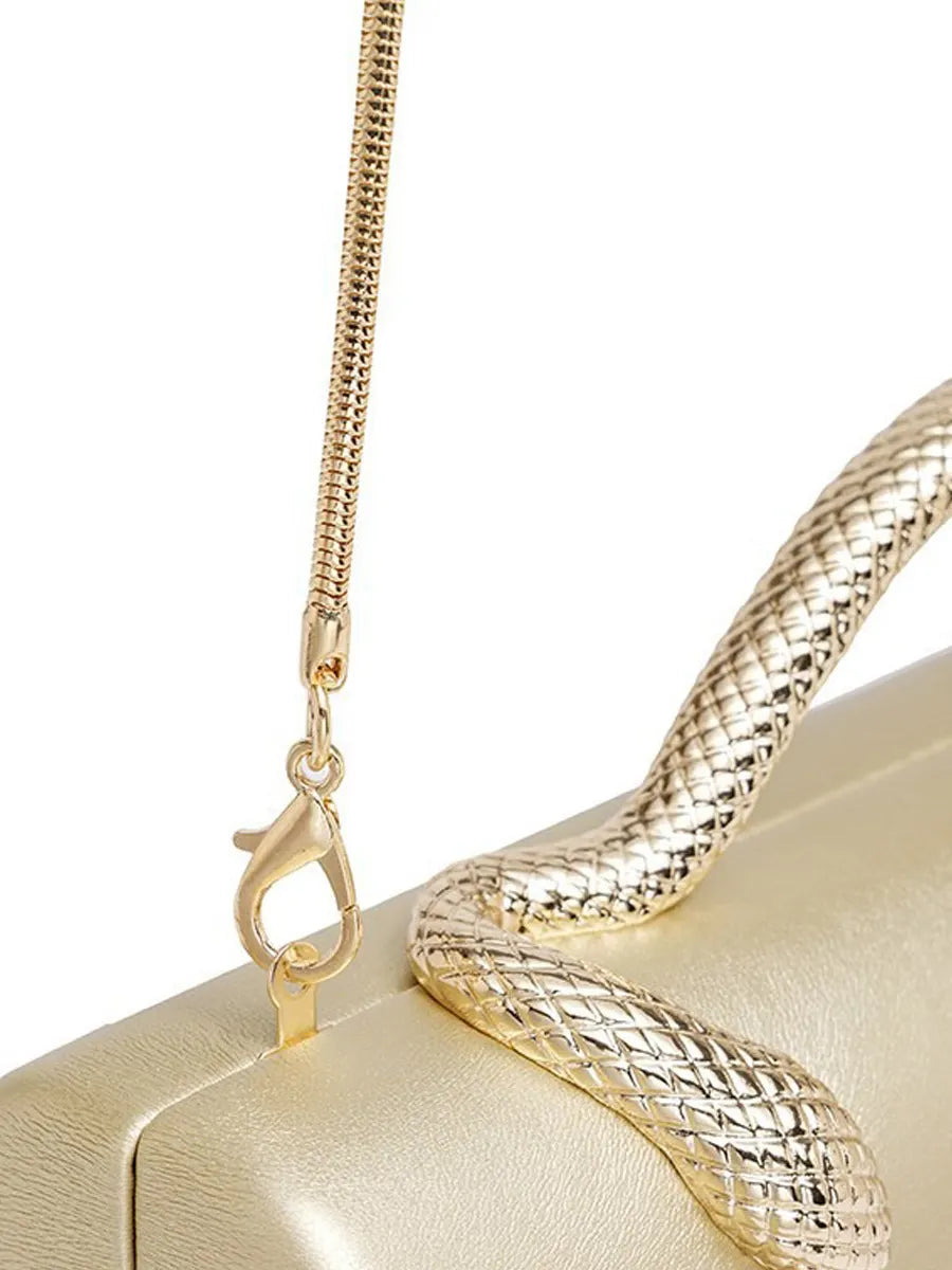 Margot Metal Accessories Leather Bag