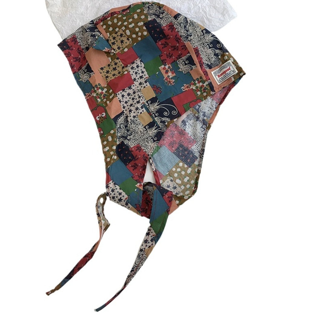 Haila - Fashion Print Hat-shaped Headscarf - Light &amp; Stylish