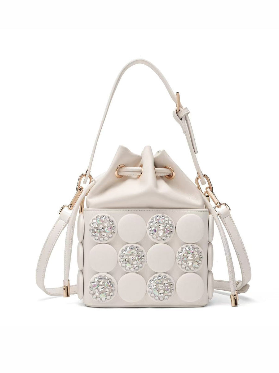 Persephone Retro-Button Cylindrical Bag