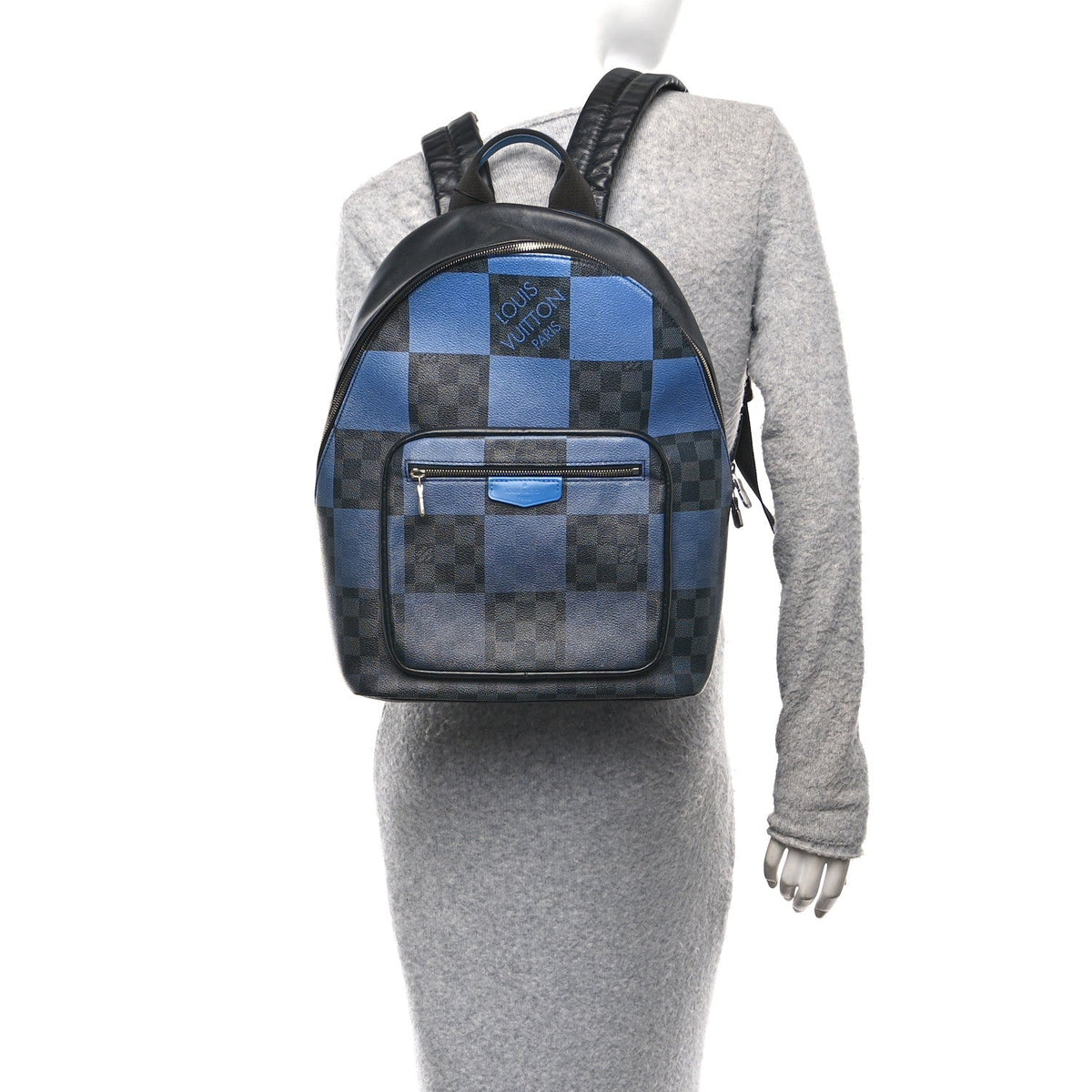 Damier Graphite Giant Josh Backpack Blue