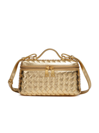 Cecelia Hand-Woven Box Bag