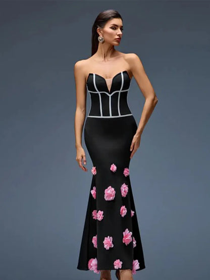 Aurora Maxi Dress In Black