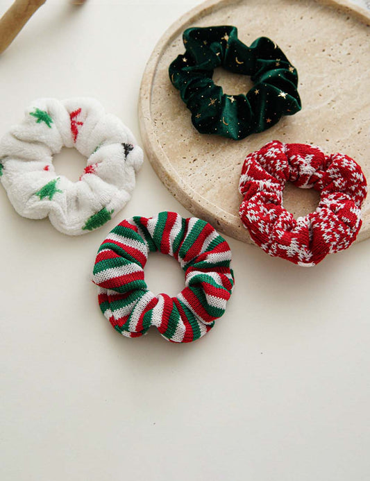 Christmas Hair Accessories Velvet Elastic Hair Tie