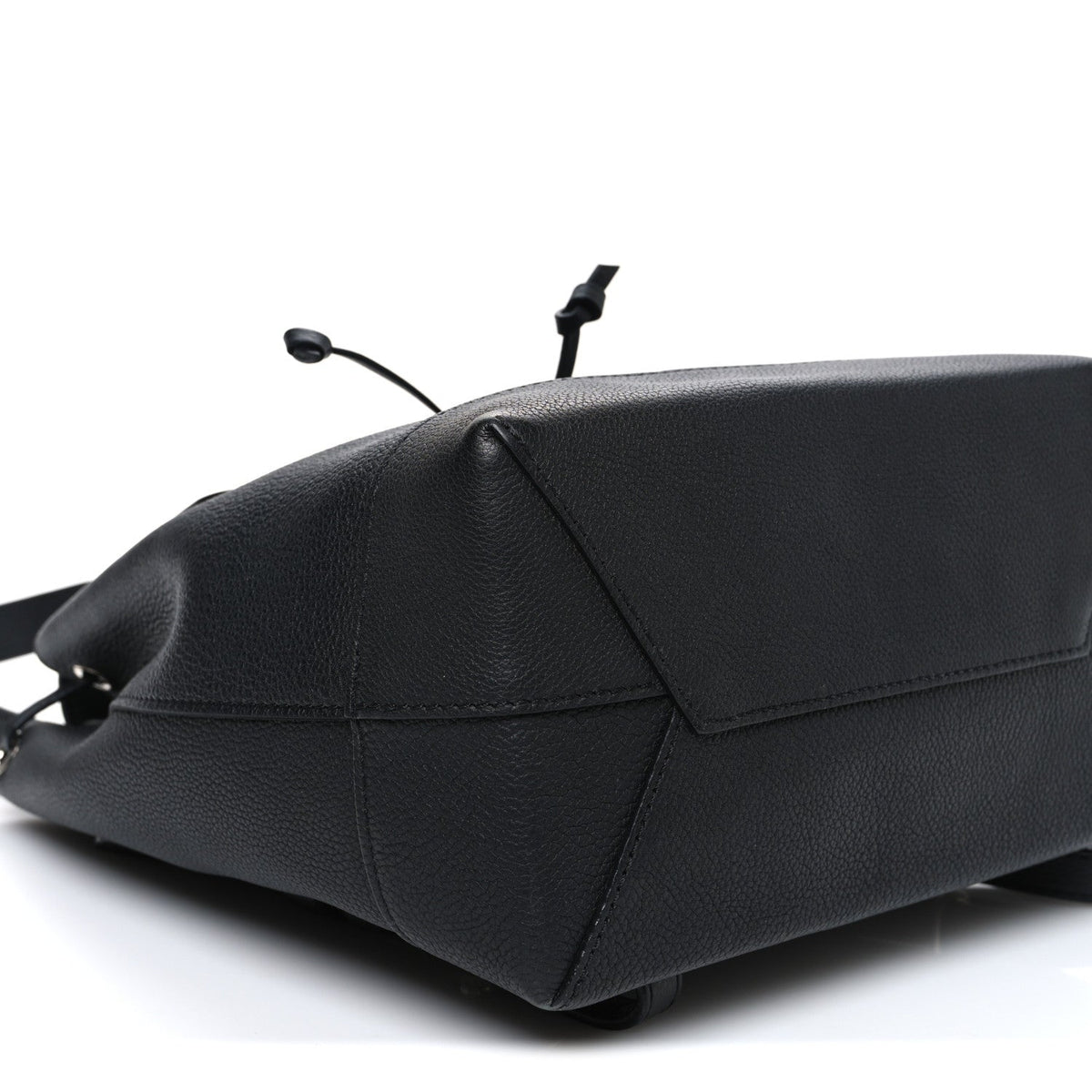 Calfskin Lockme Backpack Black