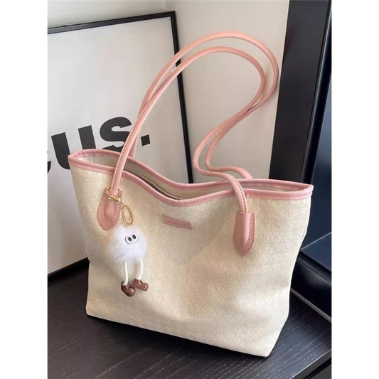 Women Commuter Underarm Woven Handbag