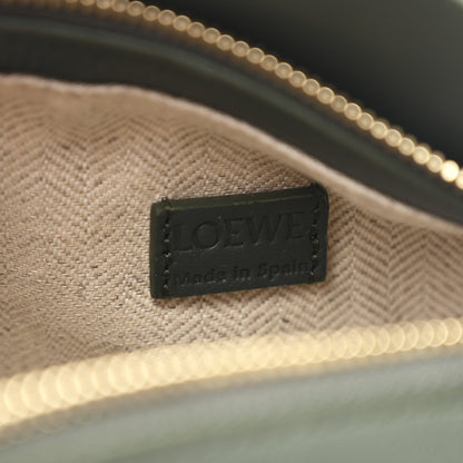 Calfskin Mini Puzzle Edge Bag Vintage Khaki