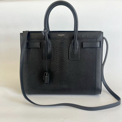 Saint Laurent Sac De Jour Python Small Bag