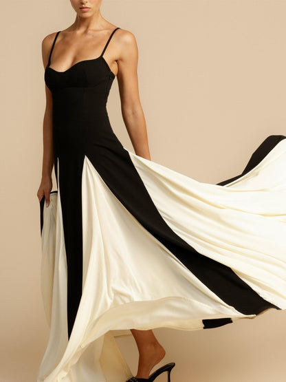 Iris Solid Jersey Sleeveless Maxi Dress