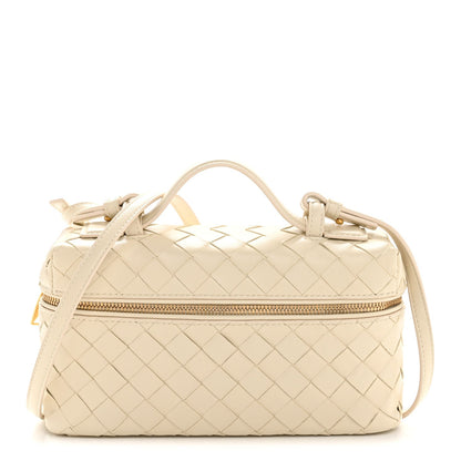 Calfskin Intrecciato Bang Bang Vanity Case Sea Salt