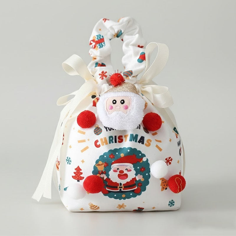 Christmas Santa Claus Cute Doll Gift Bag