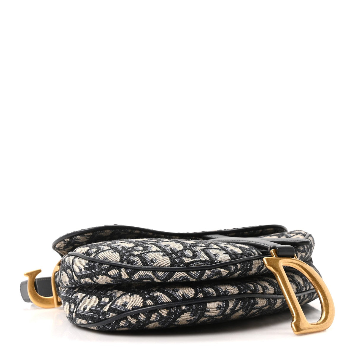 Oblique Saddle Bag Blue