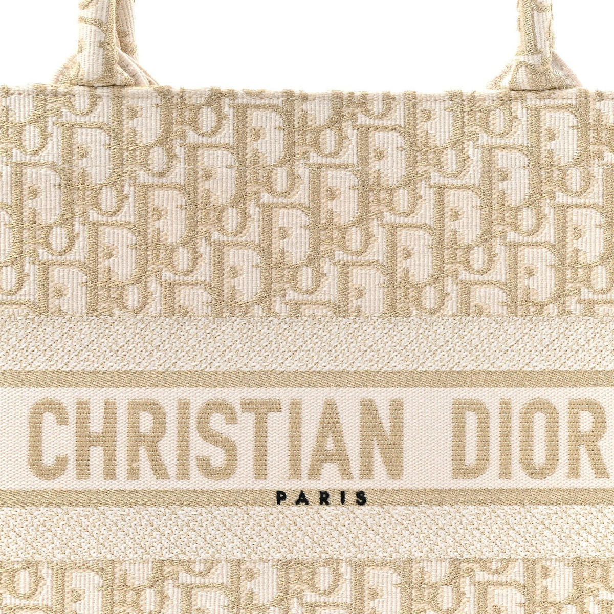 Oblique Medium Book Tote Gold Multicolor