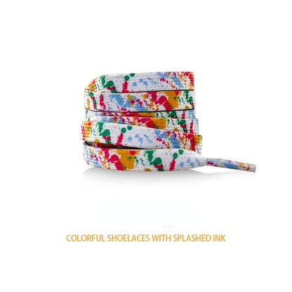 Shoeya - Splash Flat Shoelaces In Capsule