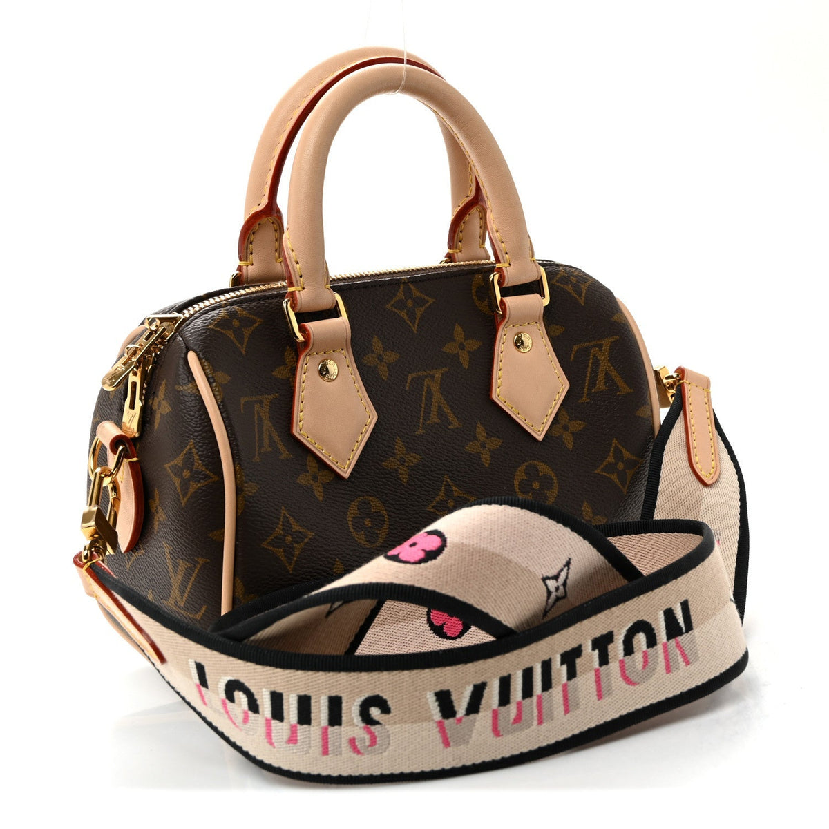Monogram Speedy Bandouliere 20 Black