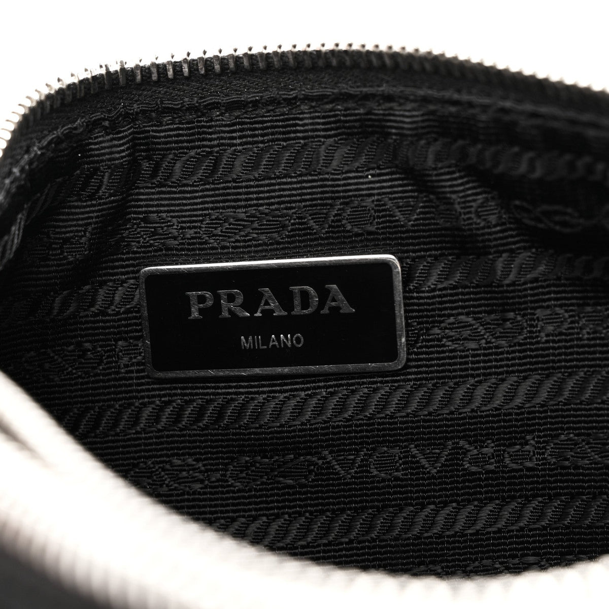 Re-Nylon Saffiano Re-Edition 2000 Double Zip Crossbody Bag Black