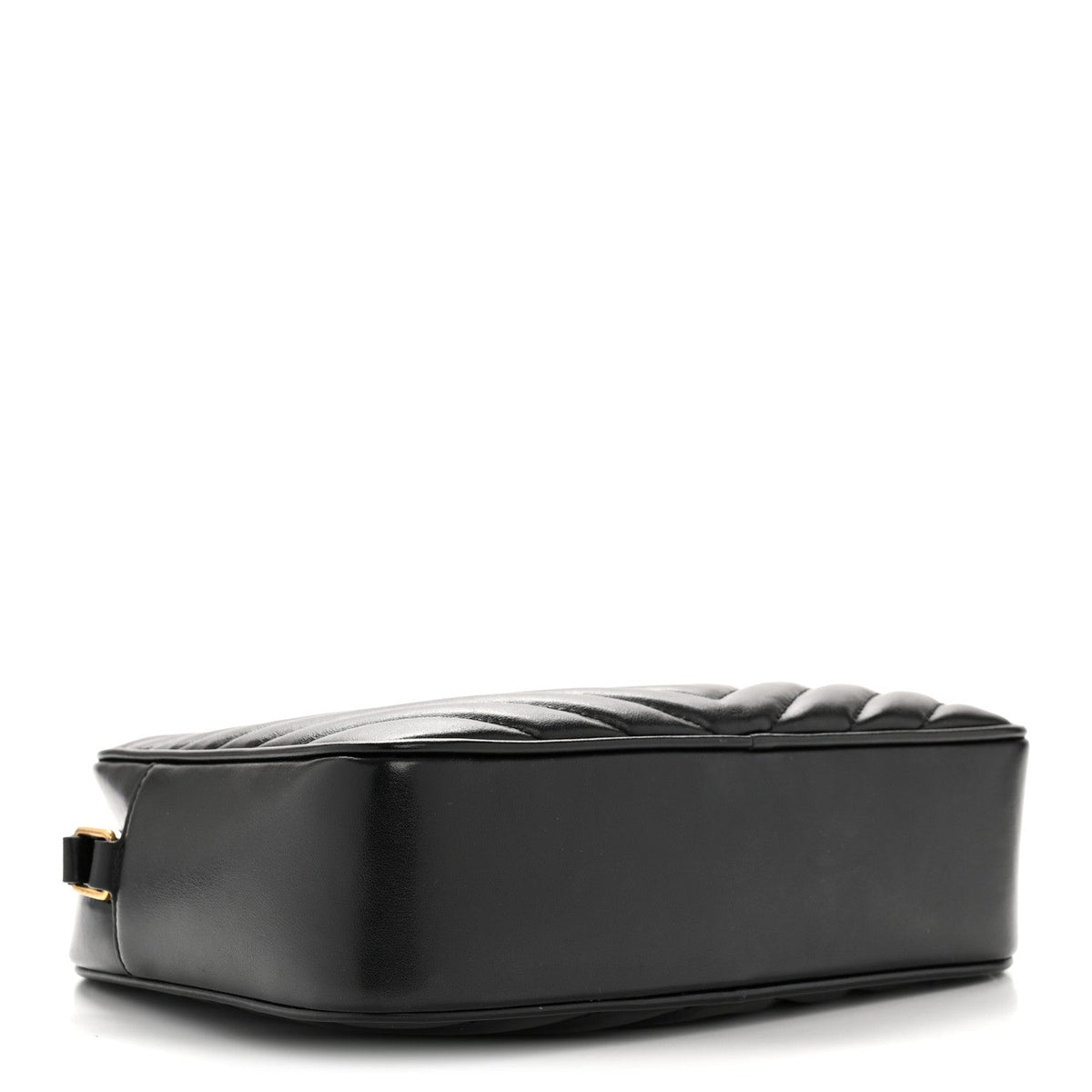 Calfskin Matelasse Monogram Lou Camera Bag Black