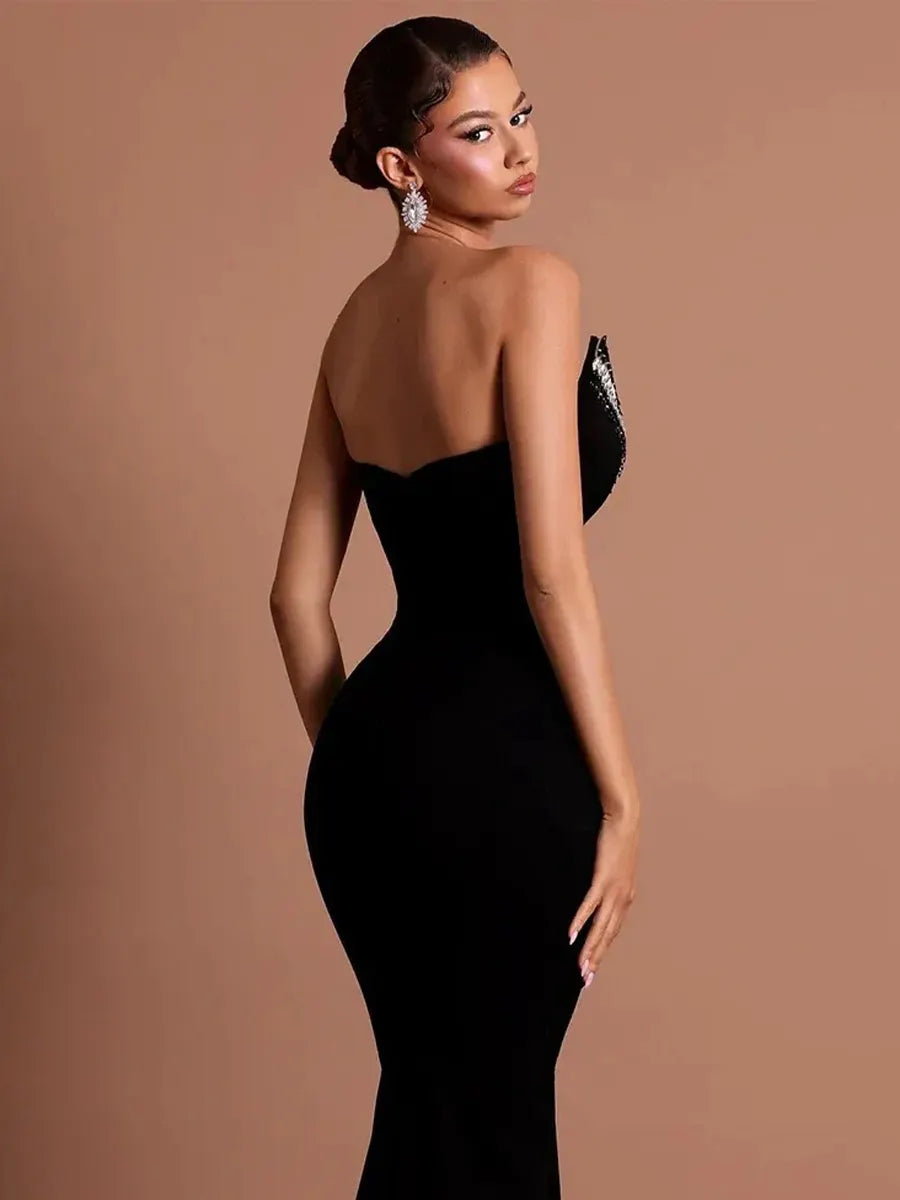 Amira Maxi Dress In Black