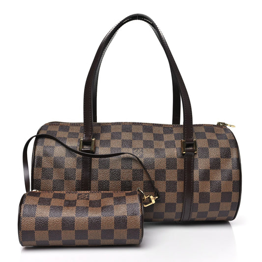 Damier Ebene Papillon 30 With Companion