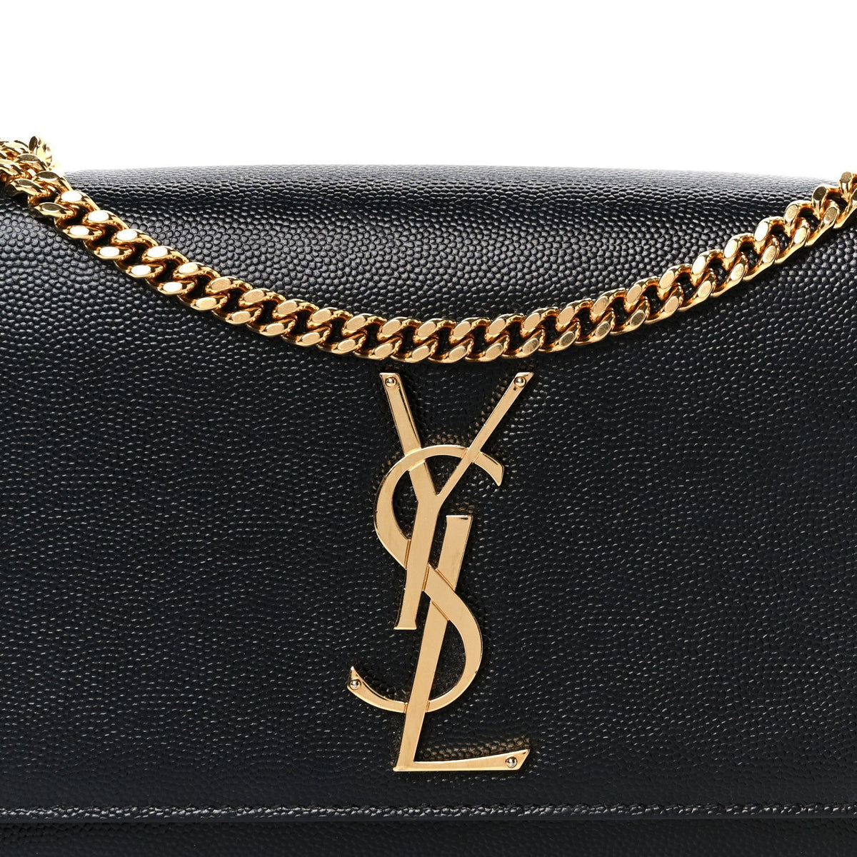 Grain De Poudre Small Monogram Kate Satchel Black