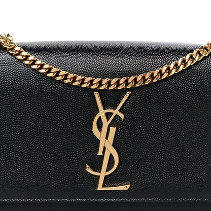 Grain De Poudre Small Monogram Kate Satchel Black