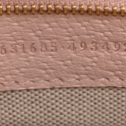 Monogram Jumbo GG Textured Dollar Calfskin Medium Ophidia Shopping Tote Beige Perfect Pink