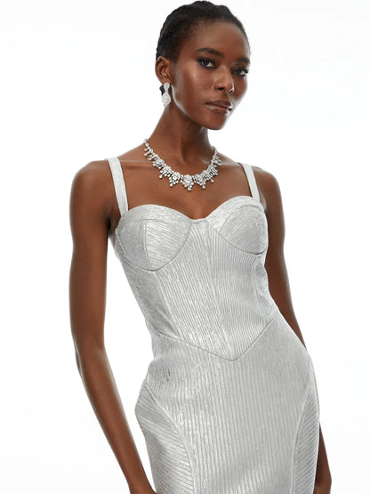 Isla Cinched Waist Midi Dress