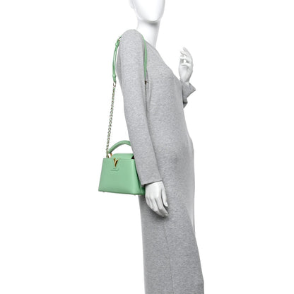 Taurillon Mini Capucines Vert Pomme