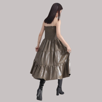 Strapless Panel Dress