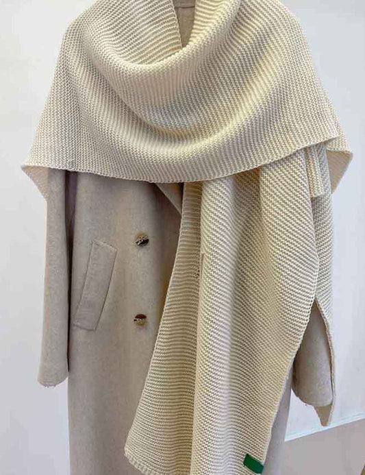 Winter Solid Color Soft Thick Cape Scarf