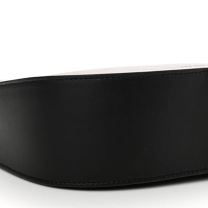 Smooth Calfskin Half Moon Shoulder Bag Black
