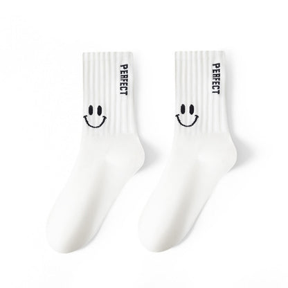 Rufia - Smiley Face Mid-Calf Socks