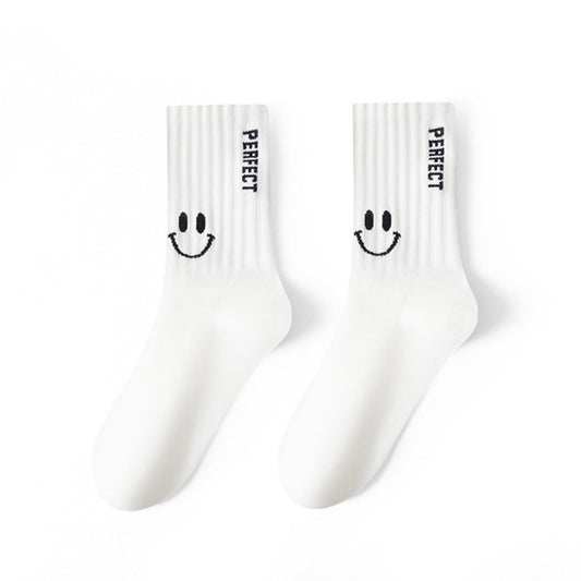 Rufia - Smiley Face Mid-Calf Socks