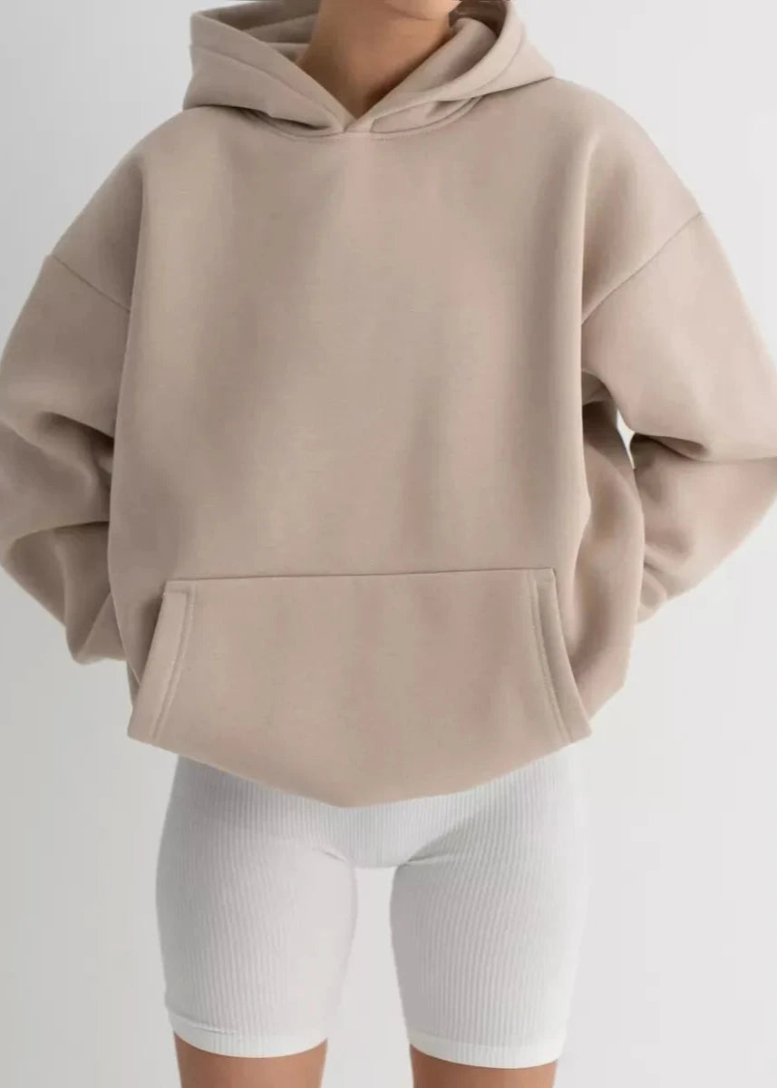 Long Sleeved Hooded Sweatshirt Soft Breathable Fabric