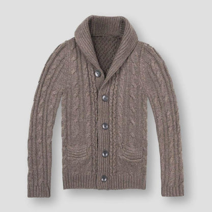 Saint Morris Owen Wool Cardigan