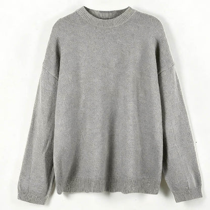 Fall Crew Neck Casual Thicken Warm Sweater
