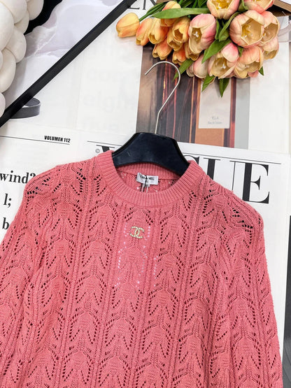 CHANEL 25S LONG-SLEEVE SWEATER 442