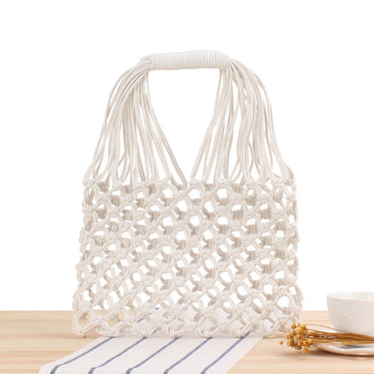 Crochet Market Bag Hollow Hand Woven Bag
