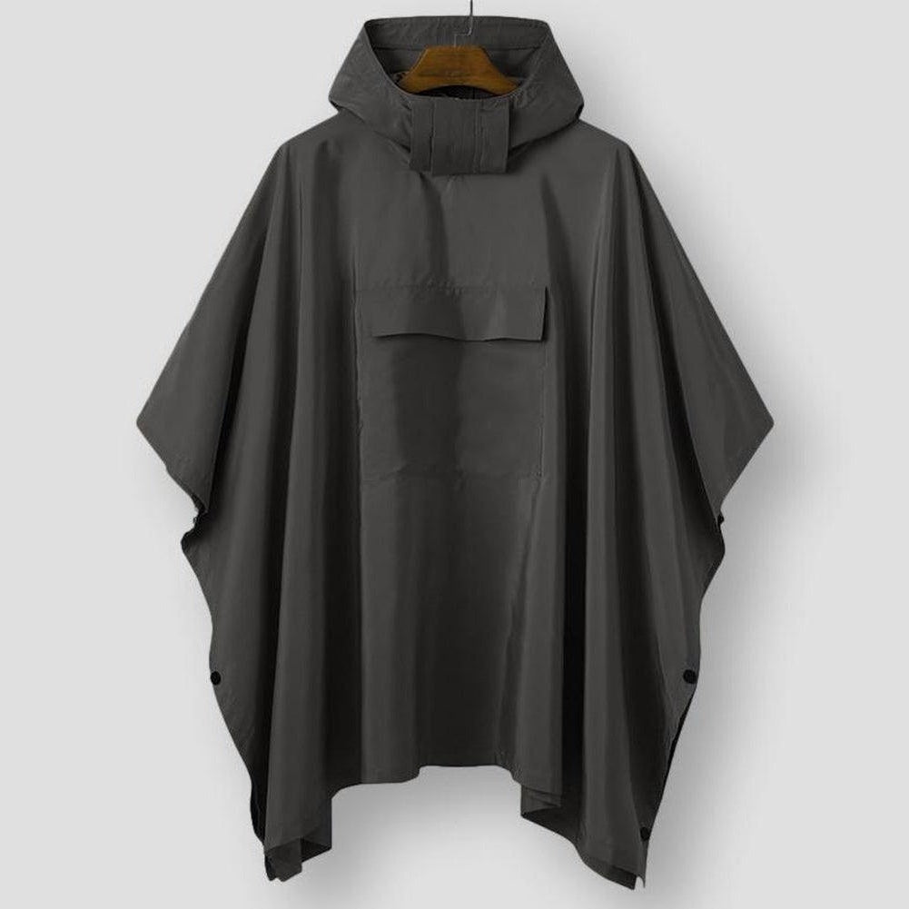 Sky Madrid Oversized Hooded Poncho